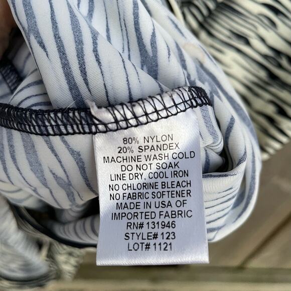 Jude Connally Women Sheath Dress Boat Neck 3/4 Sleeve Pullover Cream Black Small - Picture 8 of 8